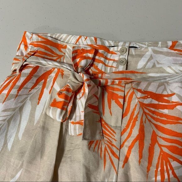𝅺sandro Paper Bag Tropical Print Skirt - Picture 3 of 7
